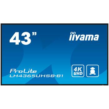 43" 3840x2160, UHD IPS, Haze 1%, 800cd/m2, Signal FailOver, SP 2x 10W, HDMI 2x, DP, USB 2.0 x2, WiFi, LAN, Media Play USB Port, Control LAN / RS232C, iiSignage2 (CMS/DMS), E-Share, Android 11 OS, 24/7
