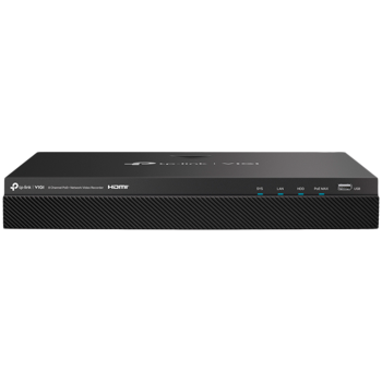 8 Channel PoE+ Network Video Recorder H.265+/H.265/H.264+/H.264, Up to 8MP resolution, Decoding capability/8-ch@2MP/4-ch @4MP,80 Mbps Incoming Bandwidth(up to 8 channels),8× 10/100 Mbps PoE+ Ports, Po