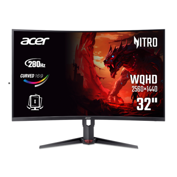 Monitor Acer Nitro XZ32QXC 31.5 QHD VA,2xHDMI,DP,280Hz,cur, UM.HX3EE.105