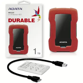 ADATA Ex HDD HD330, 1TB, usb3.0, crveni, AHD330-1TU31-CRD