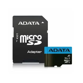 ADATA microSDXC, Class10, 100/25MBs, 64GB, AUSDX64GUICL10A1-RA1