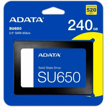 ADATA SSD SU650, R520/W450, 240GB, 7mm, 2.5", ASU650SS-240GT-R