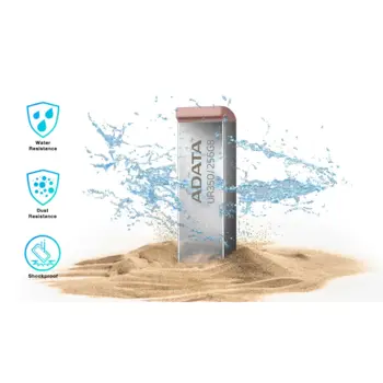 ADATA UR350, 64GB, USB 3.2 metal, UR350-64G-RSR/BK