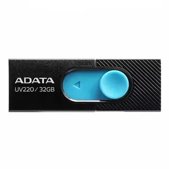 ADATA UV220, 32GB, USB2.0 crno-plavi, AUV220-32G-RBKBL