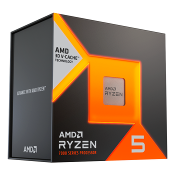 AMD CPU Desktop Ryzen 5 6C/12T 7500X3D (4.5GHz,102MB,65W,AM5) box, with Radeon Graphics, 100-100001904WOF