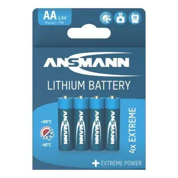 Ansmann Lithium Battery AA FR6 4 pcs. blister packaging, ANS-1512-0002