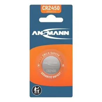 Ansmann Lithium Coin cell CR2450 1pcs blister packaging, ANS-5020112