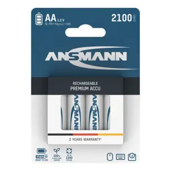 Ansmann NiMH Rechargeable battery AA HR6 2100 mAh maxE 4 pcs., ANS-5035052