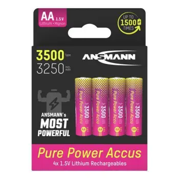Ansmann Pure Power Li-Ion battery AA HR6 type 3500 (min. 3250 mAh), ANS-1312-0042