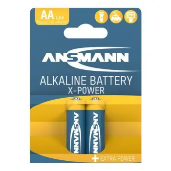 Ansmann X-Power Alkaline Battery AA LR6 2 pcs. paper blister, ANS-5015613