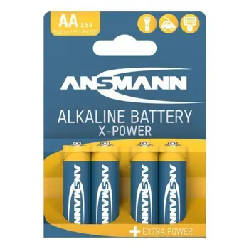 Ansmann X-Power Alkaline Battery AA LR6 4 pcs. paper blister, ANS-5015663