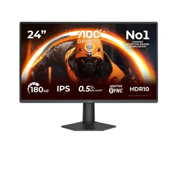 AOC 24G50F, 23,8" FastIPS, DP, HDMI, 180Hz, 24G50F