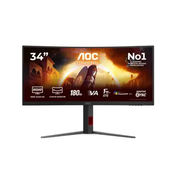 AOC CU34G4CA34",2xHDMI, DP,  180Hz, HAS, CU34G4CA