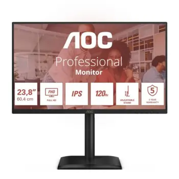 AOC LCD 24" 4ms, 120Hz, AOC-24E4U