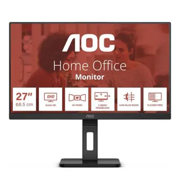 AOC LCD 27" QHD, 4ms, 16:9, DP, AOC-Q27E3UMF-EZ