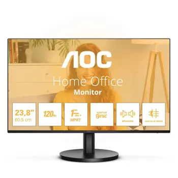 AOC LED IPS 23,8" 24B3QA2, HDMI, USB-C, zvuč., 24B3QA2