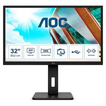 AOC Q32P2, 31,5" QHD, 2xHDMI, DP, 4xUSB, HAS, Q32P2