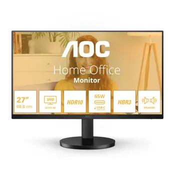 Monitor AOC U27B3CF 27", 4K, 2xHDMi, USB, USB-C, zvu., HAS, U27B3CF