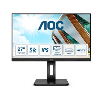 Monitor AOC U27P2CA,27",  2xHDMI, DP, USB-C, HAS, zuč., U27P2CA
