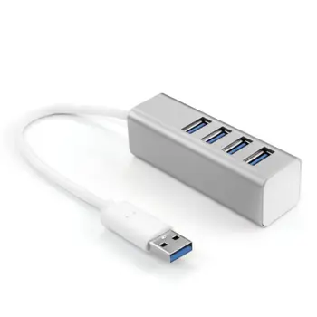 Asonic 4port USB 3.0,Tip A,aluminijsko kuć. sivo, N-UH325#Usb 3.0-A-silver
