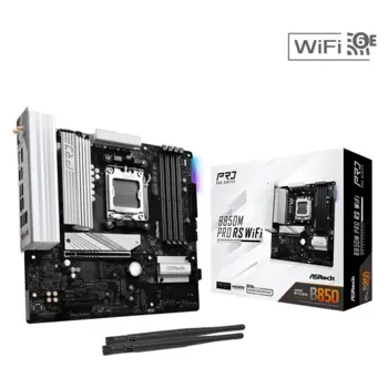 Asrock AMD AM5 B850M PRO RS WIFI, ASR-B850M PRO RS WI-RMA