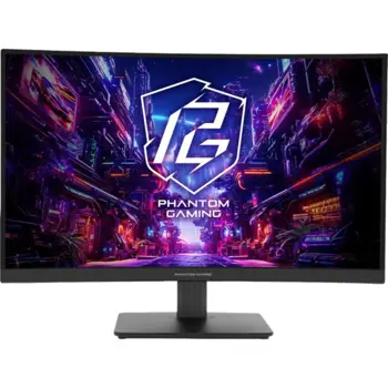 ASRock Gaming Monitor PG27QRT1B, 27", QHD, VA, 180Hz, 1ms, Curved, ASR-PG27QRT1B