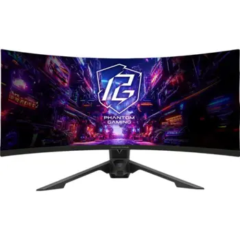 ASRock Gaming Monitor PG34QRT2B, 34", WQHD, VA, 180Hz, 1ms, WiFi Antenna, Curved, ASR-PG34QRT2B