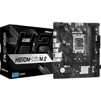 Asrock Intel LGA1700 H610M-H2 M.2, ASR-H610M-H2 M.2