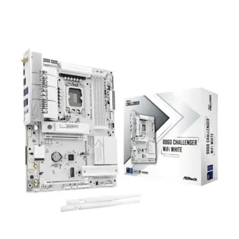 Asrock Intel LGA1851 B860 CHALLENGER WIFI WHITE, ASR-B860 CHLNGR WW