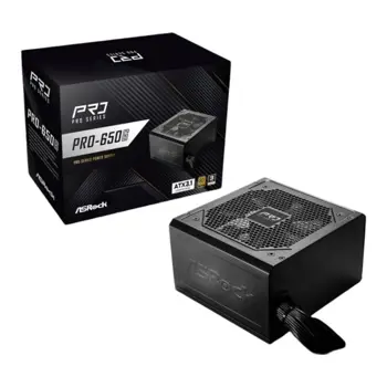 ASRock PSU PRO Series PRO-650G, 650W, 80 Gold, ASR-PRO-650G