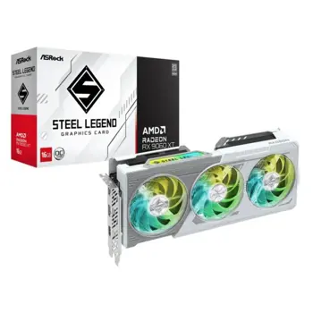 Asrock Radeon RX 9060 XT Steel Legend 16GB OC, ASR-RX9060XT SL 16GO