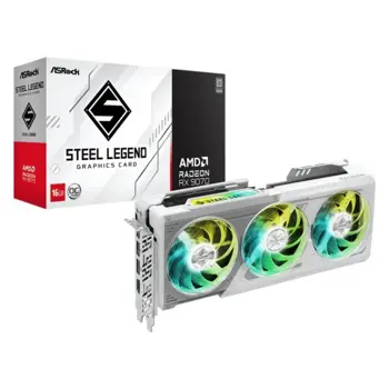 Asrock Radeon RX 9070 Steel Legend 16GB OC, ASR-RX9070 SL 16GO