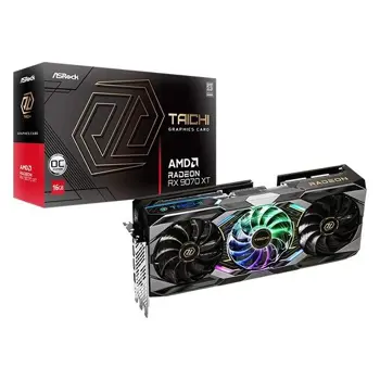 Asrock Radeon RX 9070 XT Taichi 16GB OC, 16GB GDDR6, ASR-RX9070XT TC 16GO