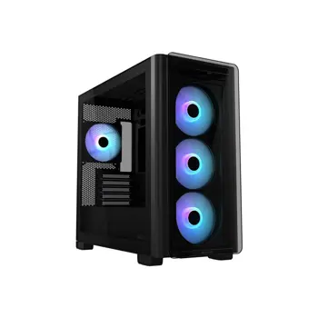 ASUS A23 PLUS MicroATX ARGB Case Black, A23 PLUS TG ARGB BLACK