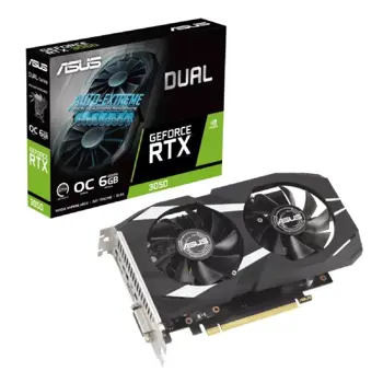 Asus Dual GeForce RTX3050 OC, 6GB GDDR6, 90YV0K60-M0NA00