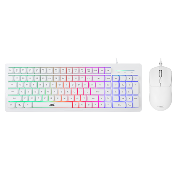 BARACUDA 2u1 gaming set BGC-011 ORCA tipkovnica+miš bijeli US