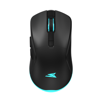 BARACUDA bežični gaming miš BGM-121 TURTLE 3.200dpi crni