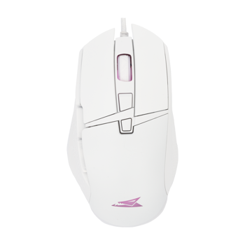 BARACUDA gaming miš BGM-052 RAPTOR 6.400dpi bijeli