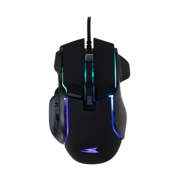 BARACUDA gaming miš BGM-071 PIRANHA 7.200dpi crni