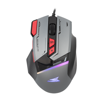 BARACUDA RGB gaming miš BGM-047 MANTA 12.800dpi sivi