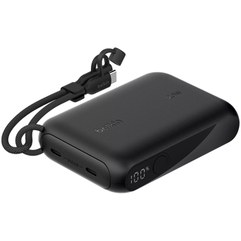 BELKIN 10k PD20W Power Bank with Display, Black, BPB027HQBK