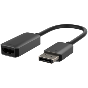BELKIN BELKIN Displayport 1.2 to HDMI 2.0 Active Adapter 4k 60Hz, AVC011BTSGY-BL