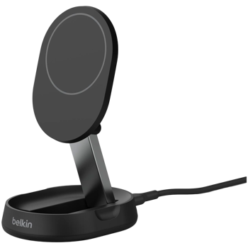 BELKIN Folding Wireless Charging Stand with Qi2 Magnetic 15w, Black, WIA008BTBK