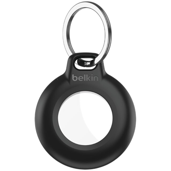 BELKIN Secure Holder - Airtag - Waterproof Keyring - 1 Pack, Black, MSC013BTBK