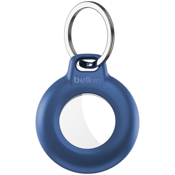 BELKIN Secure Holder - Airtag - Waterproof Keyring - 1 Pack, Blue, MSC013BTBL