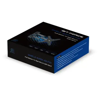 BIT FORCE nagibno-okretni nosač za TV s ručkom SHIELD WMH-43-FM, 75503