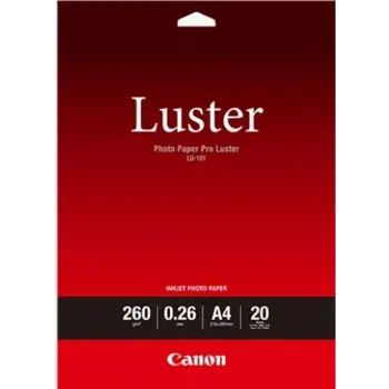 Canon Photo Luster Paper LU101 - A4 - 20L, 6211B006