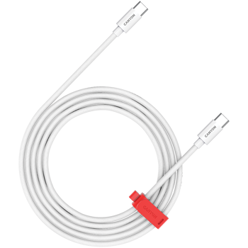 CANYON cable CC60AB C-C 60W Braided 1.2m White, CND-CC60AB12W