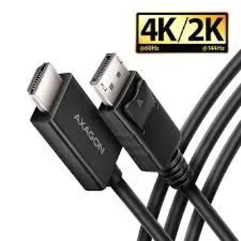 CC DisplayPort M-> HDMI 2.0 4K @60Hz, 1,8m, RVD-HI20C2, AXA, RVD-HI20C2