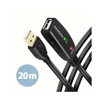 CC USB AM 2.0 -> USB AF, Aktivni produžni, 20m, ADR-220, AXA